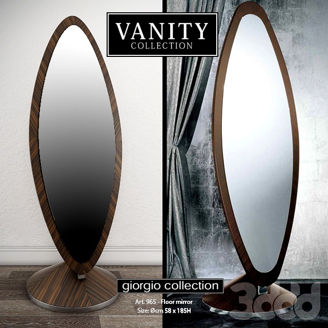 GIORGIO COLLECTION  Vanity - Art. 965 - Floor mirror