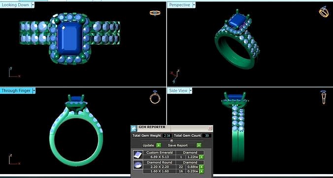 Diamond Ring 3d model
