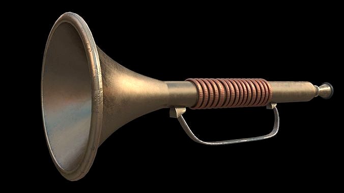 bugle cartoon instrument