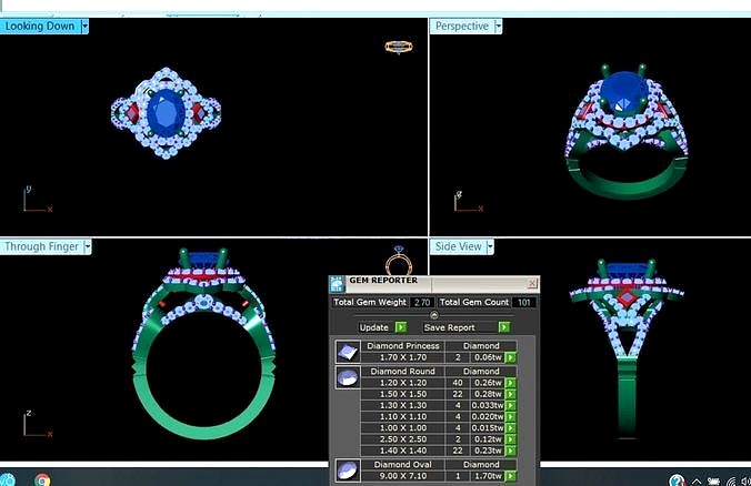 Diamond Ring 3dmodel