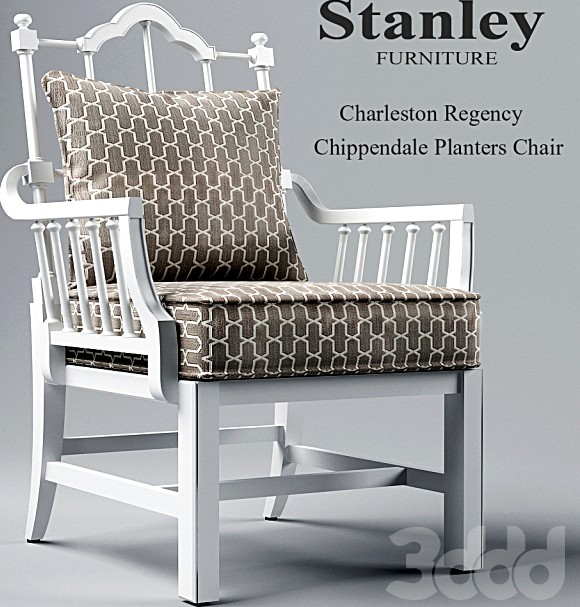 Charleston Regency Chippendale Planter&#039;s Chair