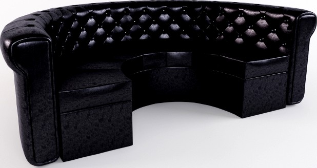 Стеганый диван