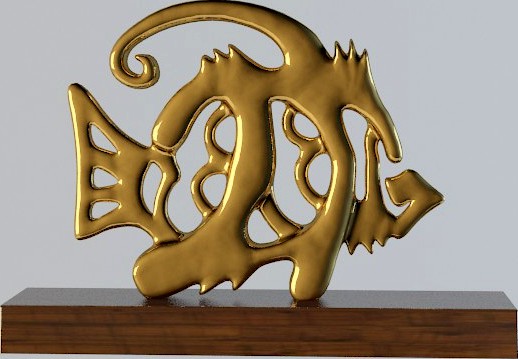 статуэтка рыбы