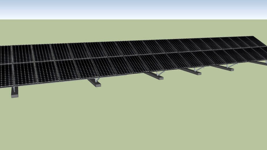 Ground Mount 10 kWp Hyundai PV system