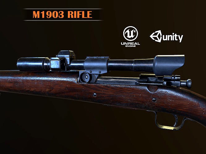 Springfield M1903 Sniper rifle with M84 scope PBR