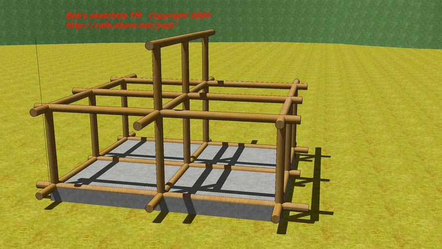 log frame 3d