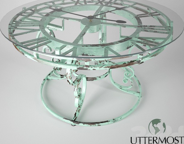 Uttermost Clock Table