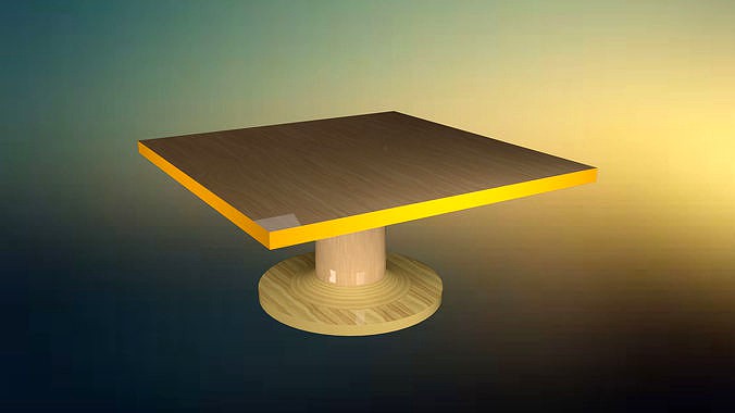 Square Round Table