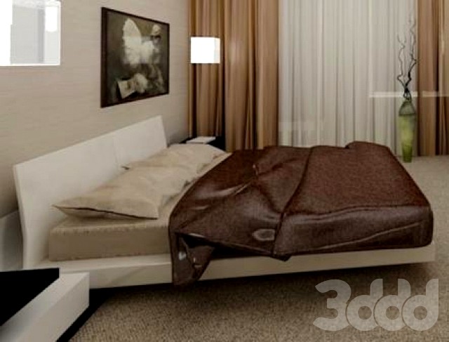 кровать в современном стиле