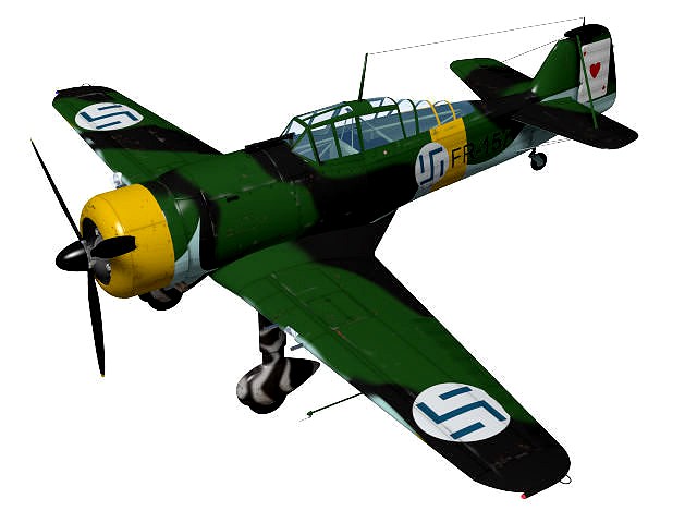 fokker D-XXI Finnish Air Force