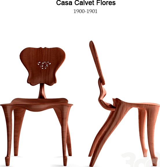 Gaudi Calvet chair
