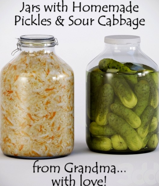 Homemade Pickles &amp; Sour Cabbage