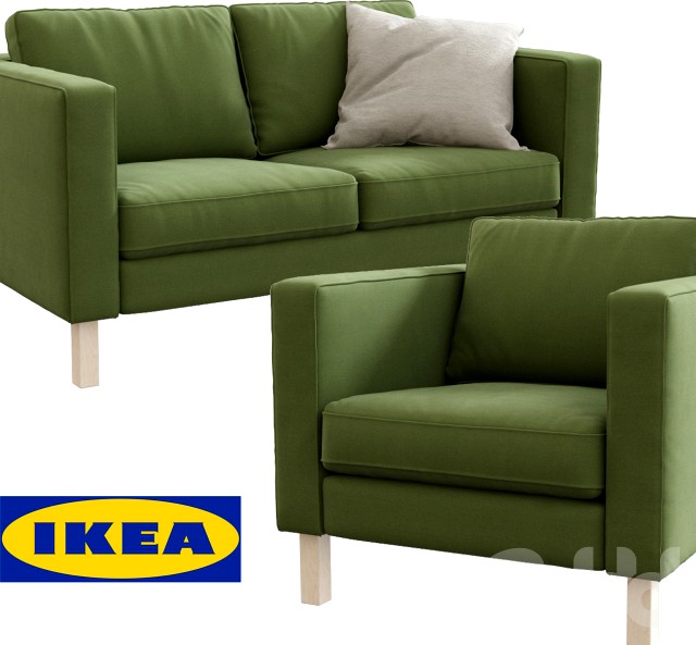 Ikea Karlstad (loveseat &amp; armchair)