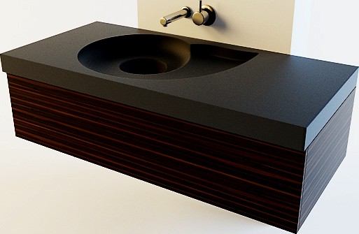 Раковина - Ammonite washbasin &quot;High tech&quot;