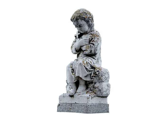 Child Funeral Sculpture Monument