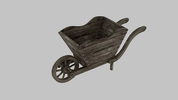 wooden old cart