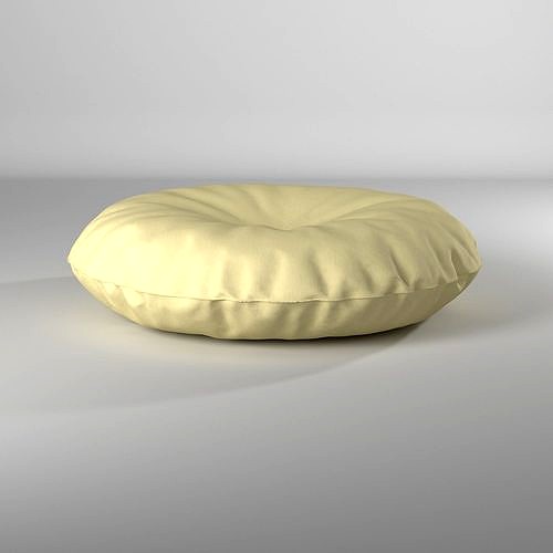 Puff almohadon redondo - Round pillow pouf