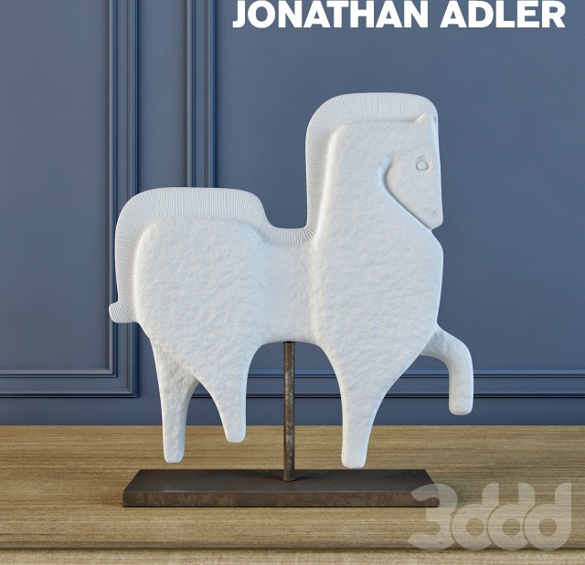 Jonathan Adler / Prancing Horse Sculpture