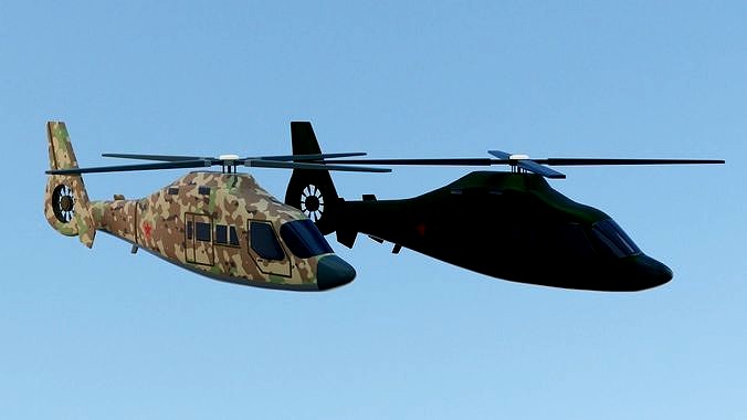 Cartoon Helicopter