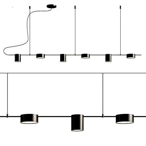 Counterpoint 6 Light Led Linear Pendant