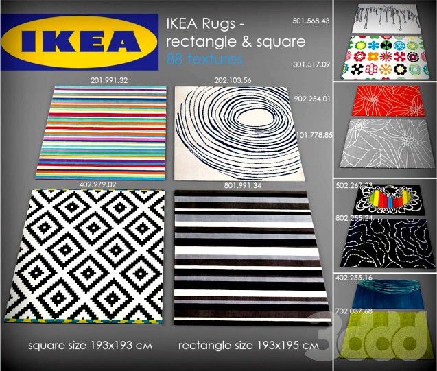 Сборник ковров IKEA