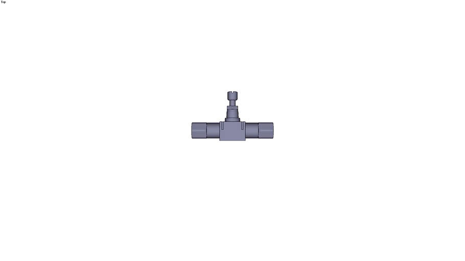 7775 - IN-LINE FLOW REGULATOR WITH THREADED FIITNG NPT C NPT1/4