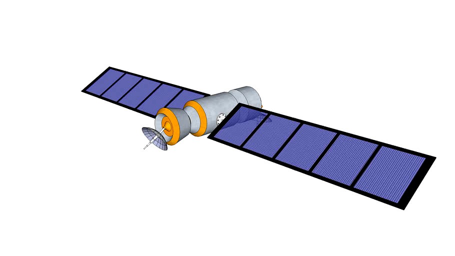 Communication satellite - 3D Challenge