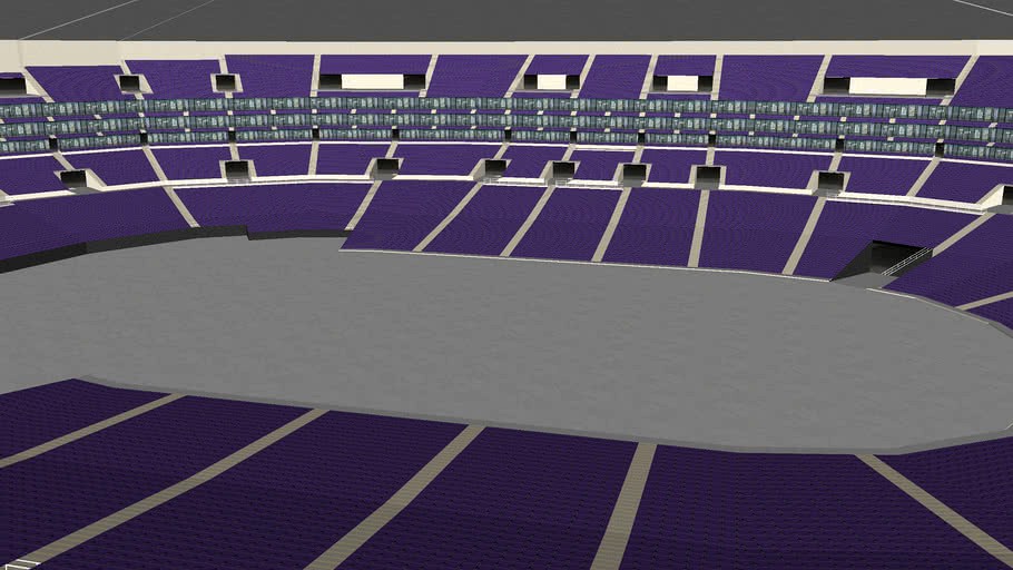 Staples Center (Interior only) 3d model