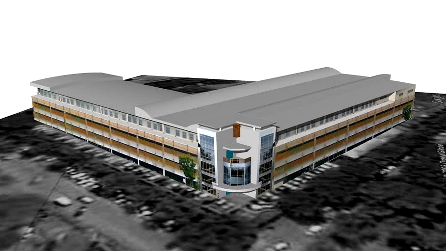 The University of Santo Tomas (Alfredo M. Velayo-College of Accountancy, and multi-deck carpark)