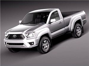 Toyota Tacoma Single Cab 2010 3D Model