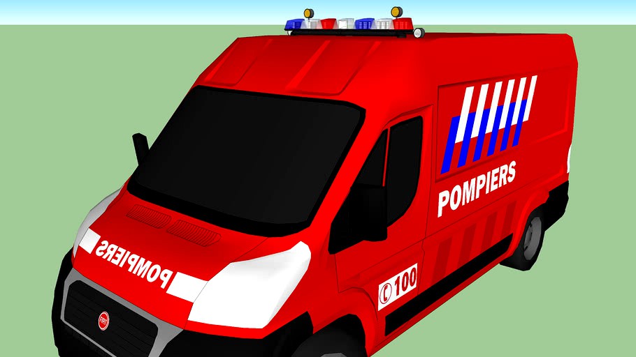 Pompier Belgique - Fiat Ducato