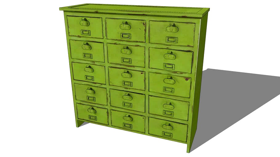 Cabinet EDISON vert, Maisons du monde. Réf: 130.957 Prix:269