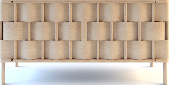 Weave Cupboard by Lukas Dahlen