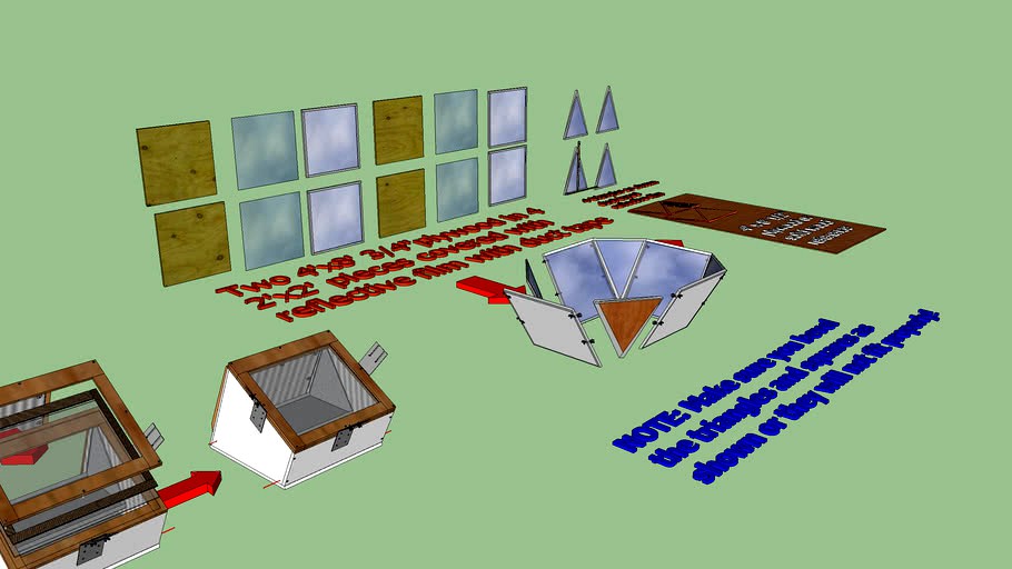 solar oven cardboard insulation construction step four