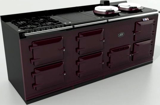 AGA 4 door oven, plus modular hob