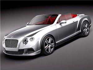 Bentley Continental GTC 2012 3D Model
