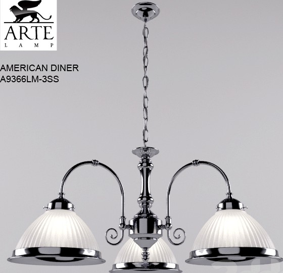 ARTE LAMP / AMERICAN DINER A9366LM-3SS