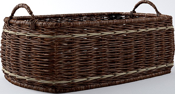 Basket with handles