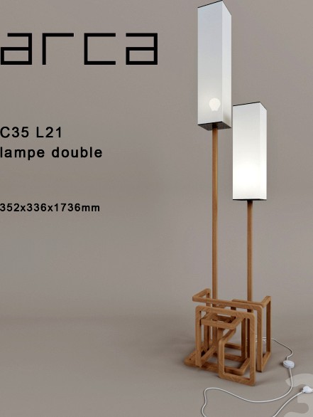 C35 L21 lampe double by ARCA