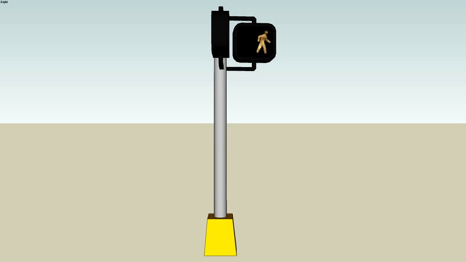 walk signals on post