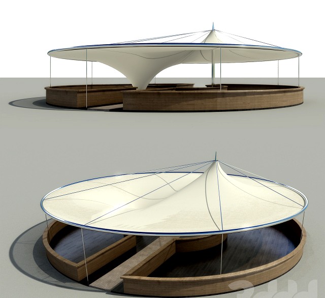 Шатер с пляжным баром