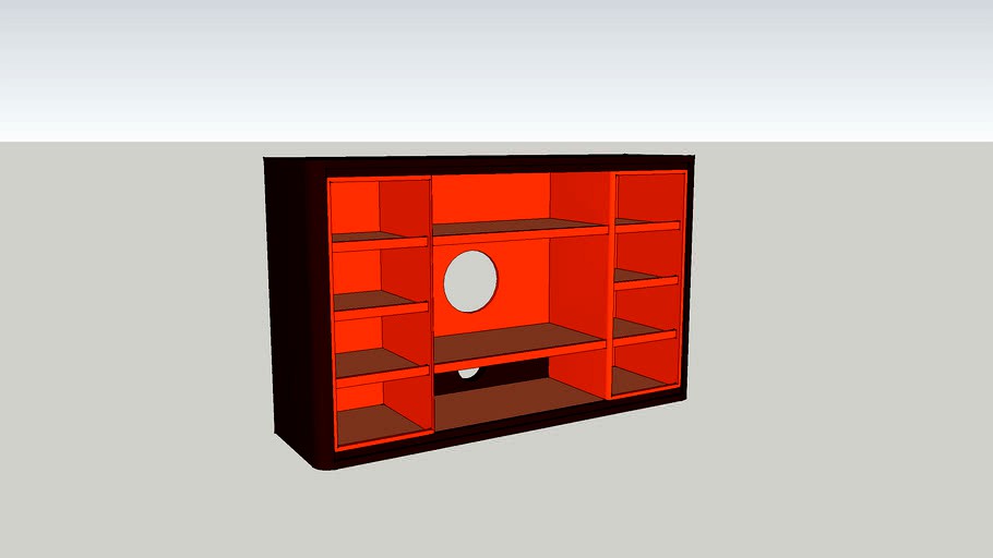 TV shelf 3d model