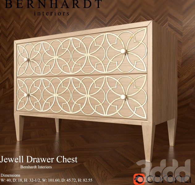 Jewell Drawer Chest BERNHARDT