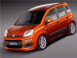 Fiat Panda 2012 3D Model