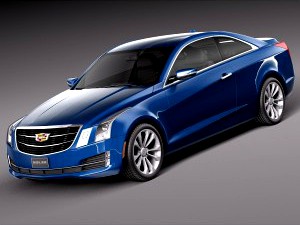 Cadillac ATS Coupe 2015 - 3D Model