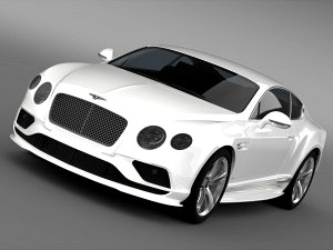 Bentley Continental GT Speed 2015 - 3D Car for Maya