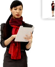 Business Woman | BWom0305-HD2-O01P01-S Ready-Posed 3D Human Model (Woman / Still)