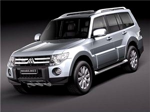 Mitsubishi Pajero 2010 3D Model