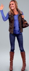 Casual Attire Woman | CWom0206-HD2-O01P01-S Ready-Posed 3D Human Model (Woman / Still)