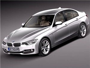 BMW 3 f30 2013 sedan 3D Model
